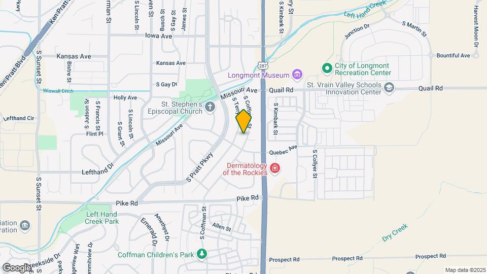 1353 S Coffman St Map and Location Details