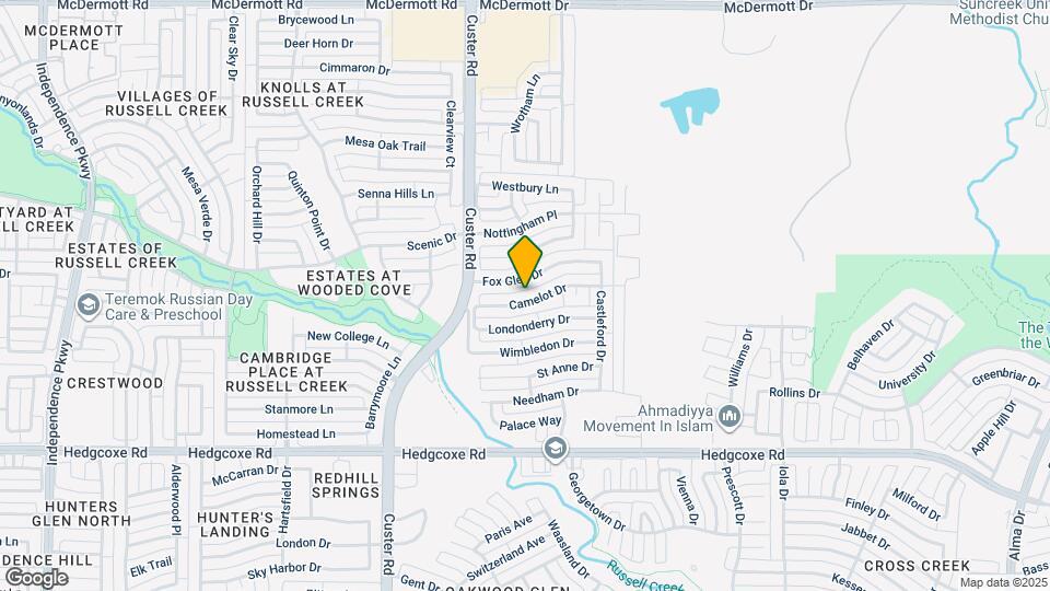 2032 Camelot Dr Map and Location Details