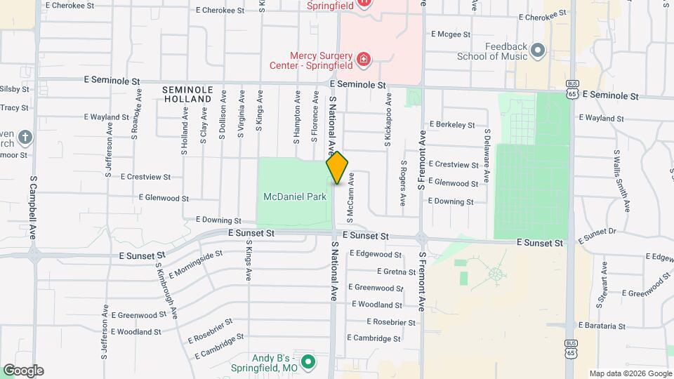 2454 S National Ave Map and Location Details