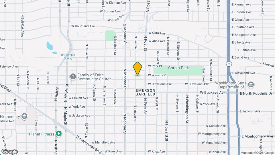 828 W Cleveland Ave Map and Location Details