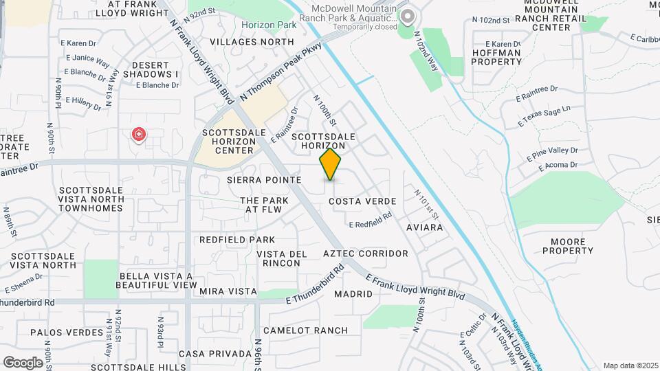 14452 N 98th Pl Map and Location Details