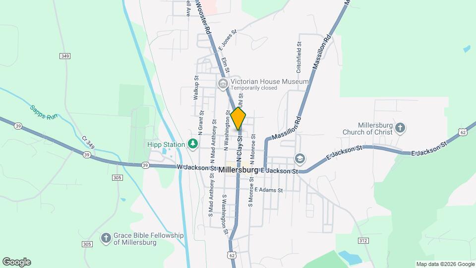 208 N Clay St Map and Location Details