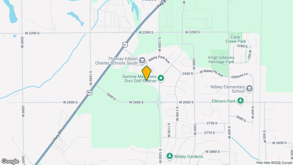 2485 S 1296 W Map and Location Details