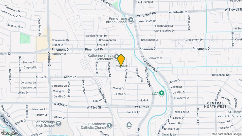 4717 Chrystell Ln Map and Location Details