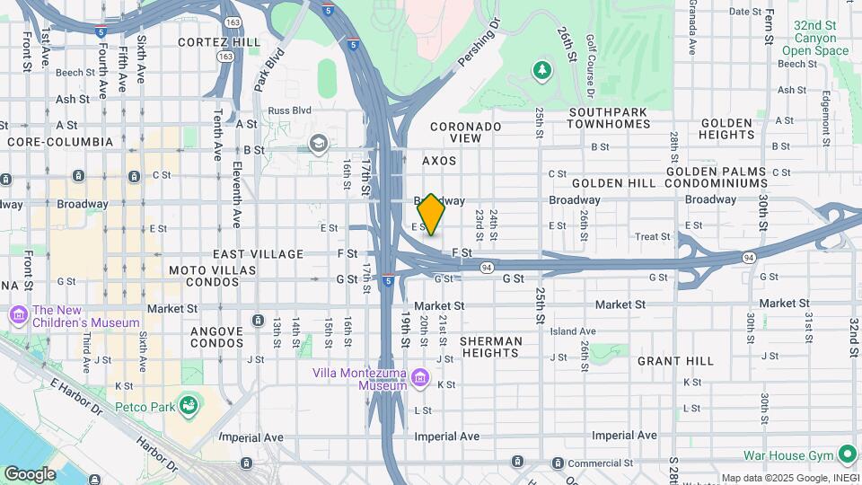 821 20th St Map and Location Details