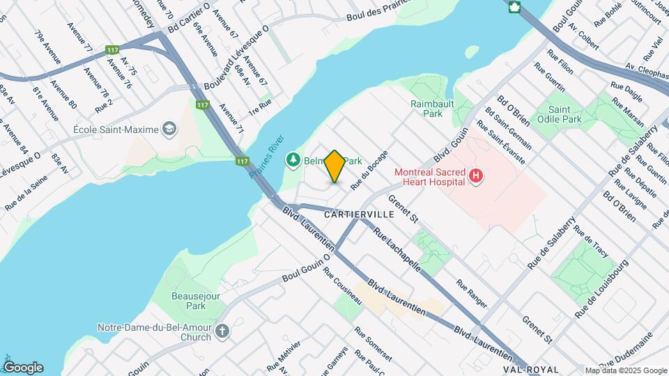 12400 Odette-Oligny Map and Location Details