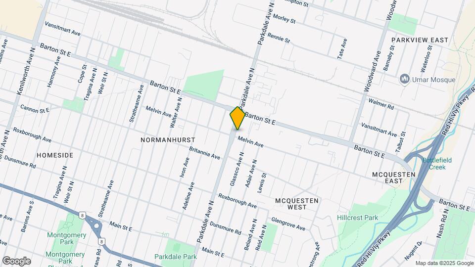 205 Parkdale Av N Map and Location Details