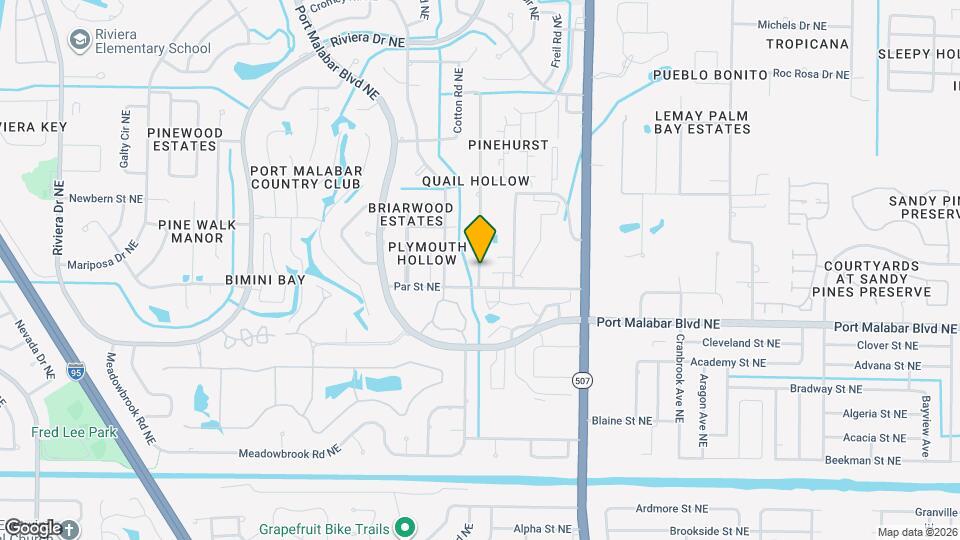 917 Castleford Ave NE Map and Location Details