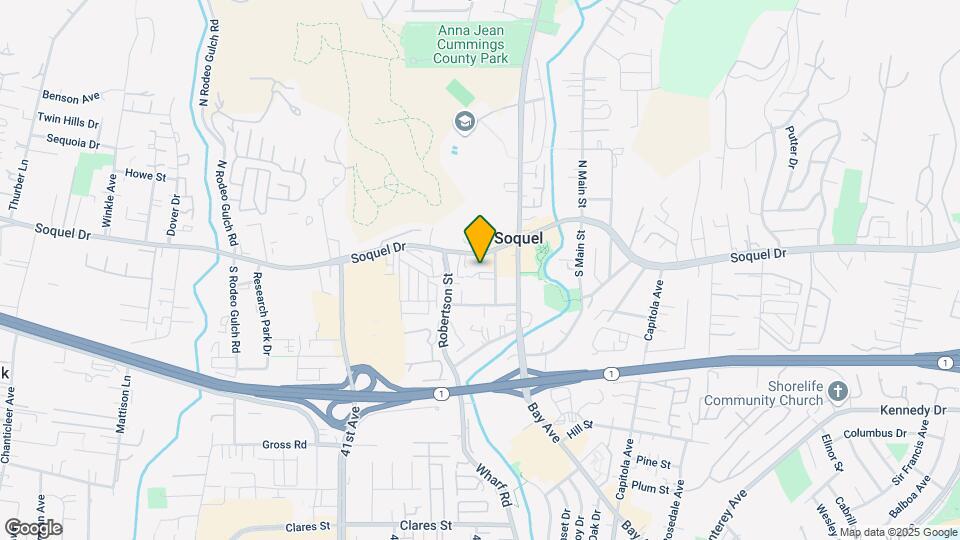Soquel Village Apartments Mapa y Detalles de la Ubicación