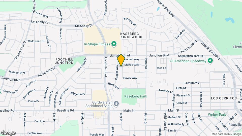 647 Hovey Way Map and Location Details