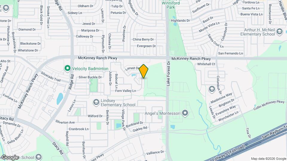 4417 Blackjack Oak Dr Mapa y Detalles de la Ubicación