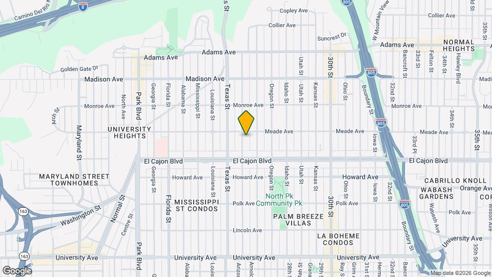 4377 Arizona St Map and Location Details