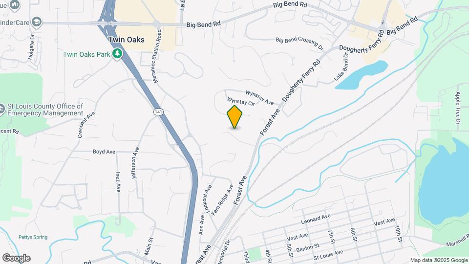 747 Highland Ave Map and Location Details