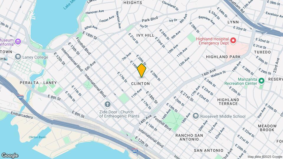 1830 10th Ave Mapa y Detalles de la Ubicación