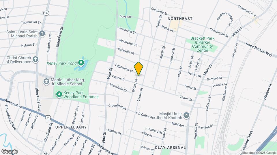 190 Enfield St Mapa y Detalles de la Ubicación