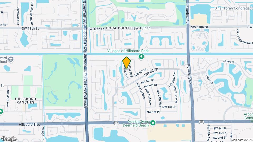 738 NW 42nd Way Map and Location Details
