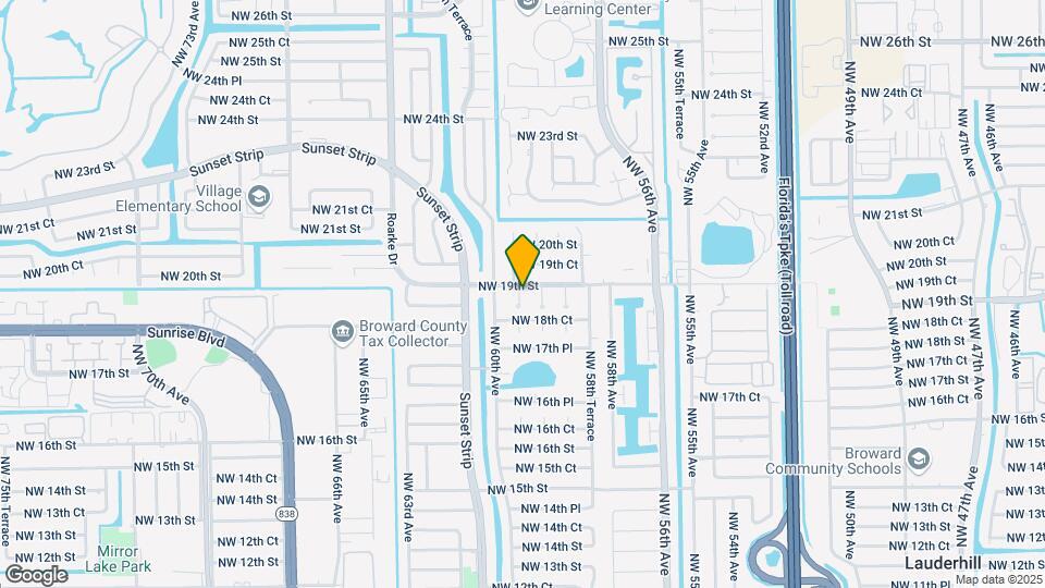 5972 NW 19th St Map and Location Details