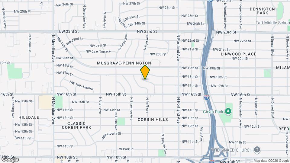3904 NW 17th St Map and Location Details