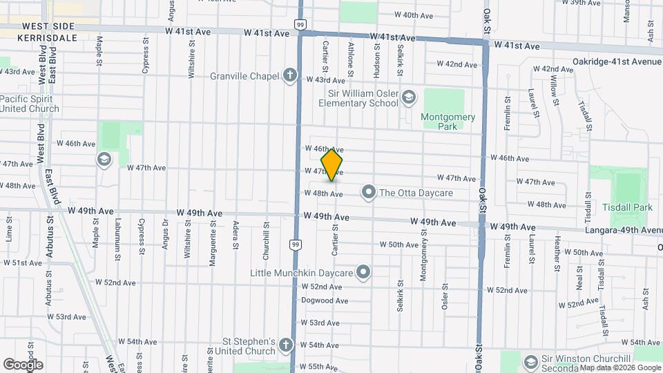1407-1W48 W 48th Ave Map and Location Details