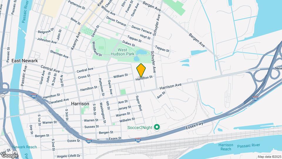 21 Franklin Ave Mapa y Detalles de la Ubicación