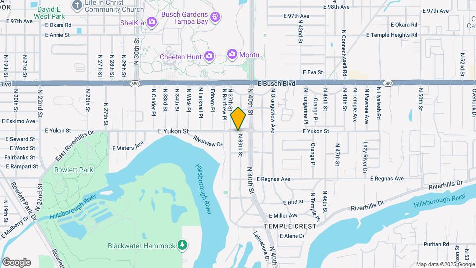 8622 N 39th St Map and Location Details