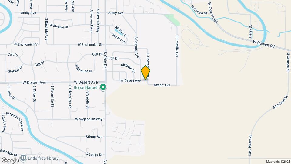 5357 S Cheyenne Ave Map and Location Details