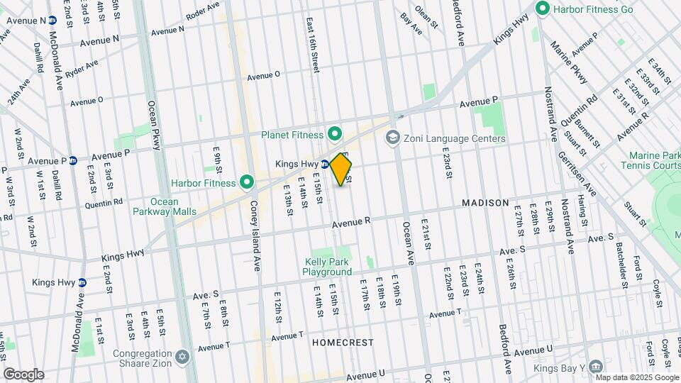 1745 E 16th St Mapa y Detalles de la Ubicación