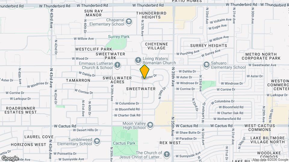 3672 W Windrose Dr, Unit FR0414 Mapa y Detalles de la Ubicación