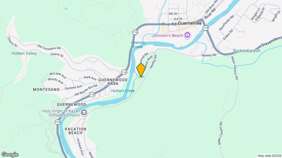 16799 Center Way Map and Location Details