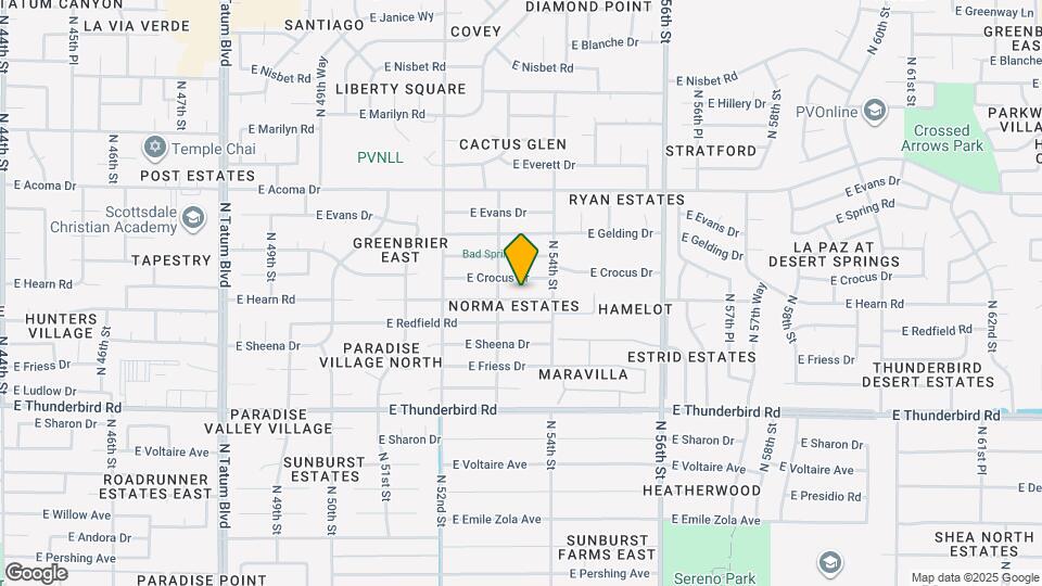 5320 E Hearn Rd Map and Location Details