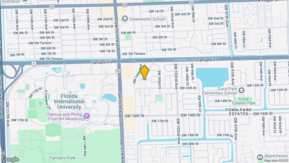1100 SW 104th Ct Map and Location Details