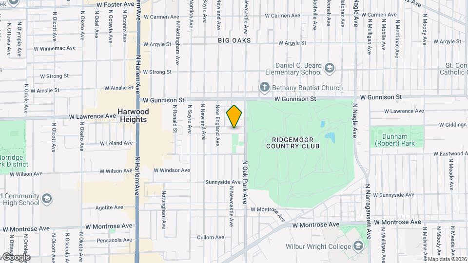 6825 W Leland Ave, Unit 3 Map and Location Details