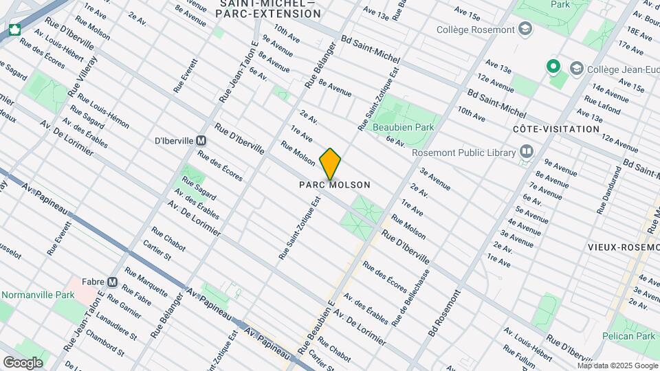 2518 Saint-Zotique St E Map and Location Details