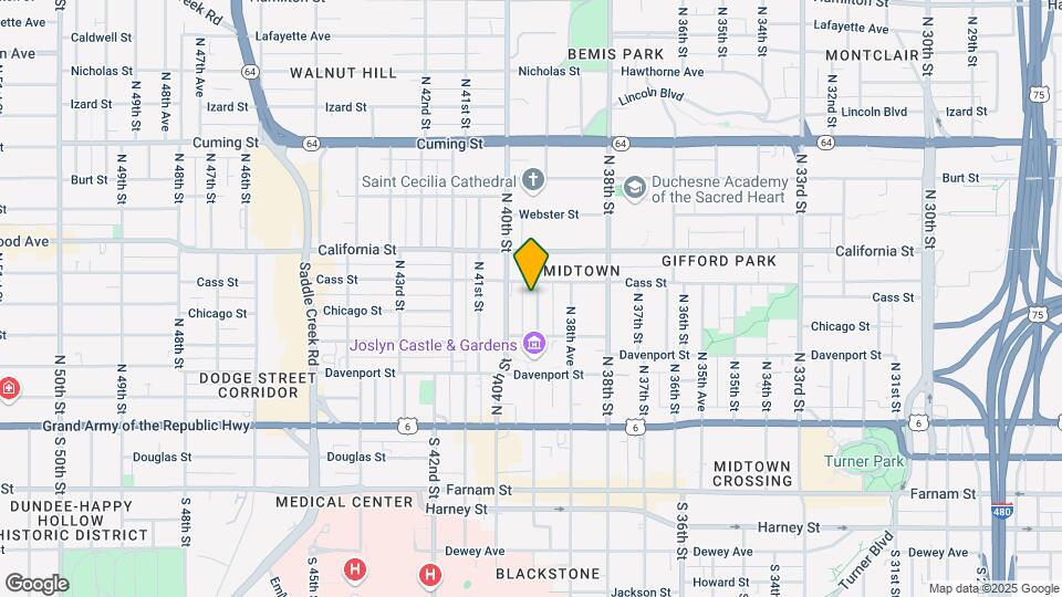 418 N 39th St Map and Location Details