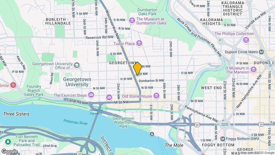 1351 Wisconsin Ave NW Map and Location Details
