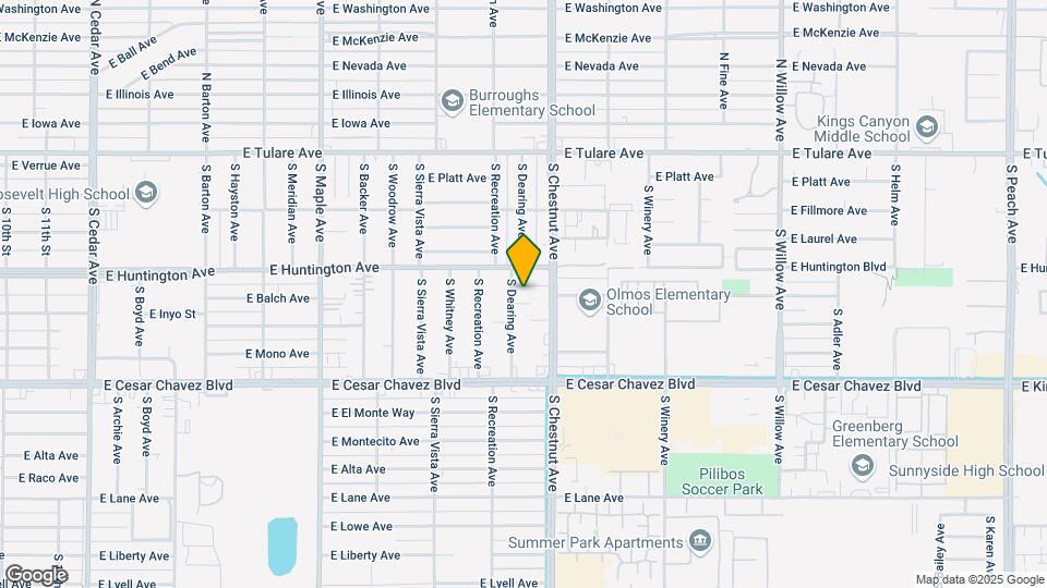 441 S Dearing Ave Map and Location Details