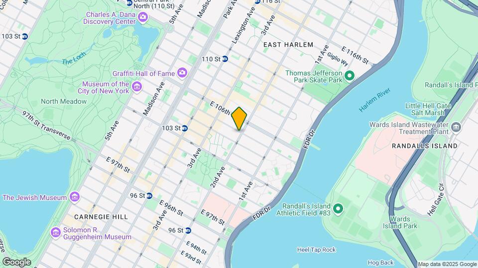 2037 Second Ave Mapa y Detalles de la Ubicación