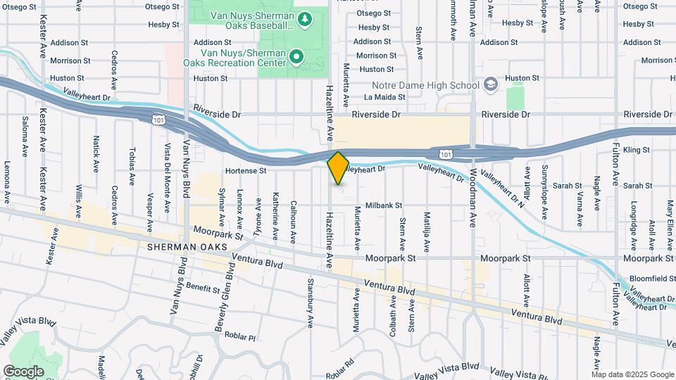 4520 Hazeltine Ave Map and Location Details