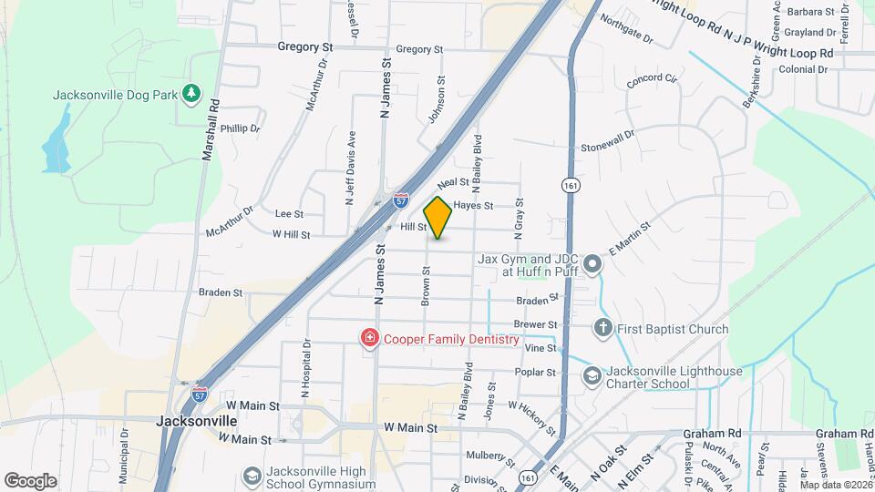 608 W Martin St Map and Location Details