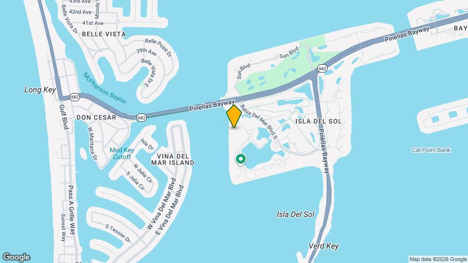 6001 Bahia Del Mar Cir N Map and Location Details