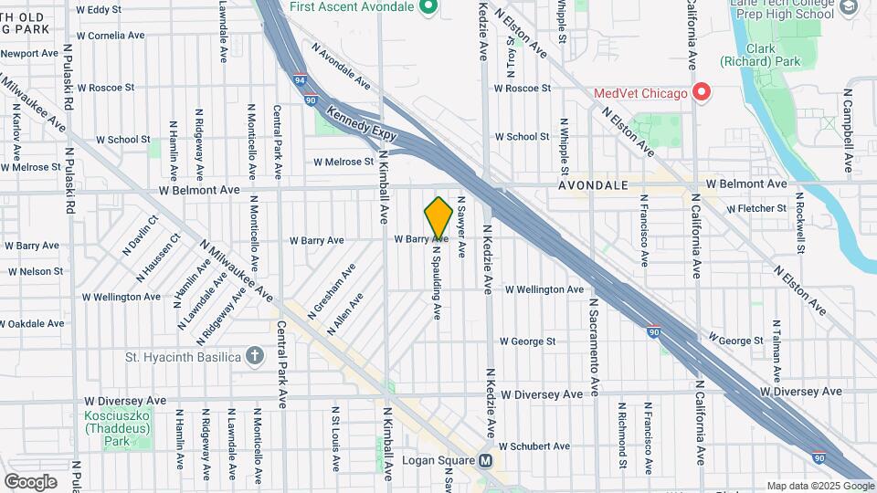 3051 N Spaulding Ave Map and Location Details