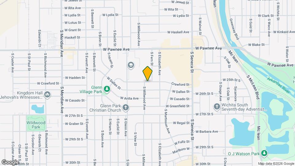 1621 Crawford St Map and Location Details