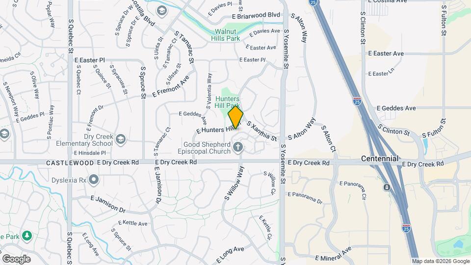 8643 E Dry Creek Rd Map and Location Details