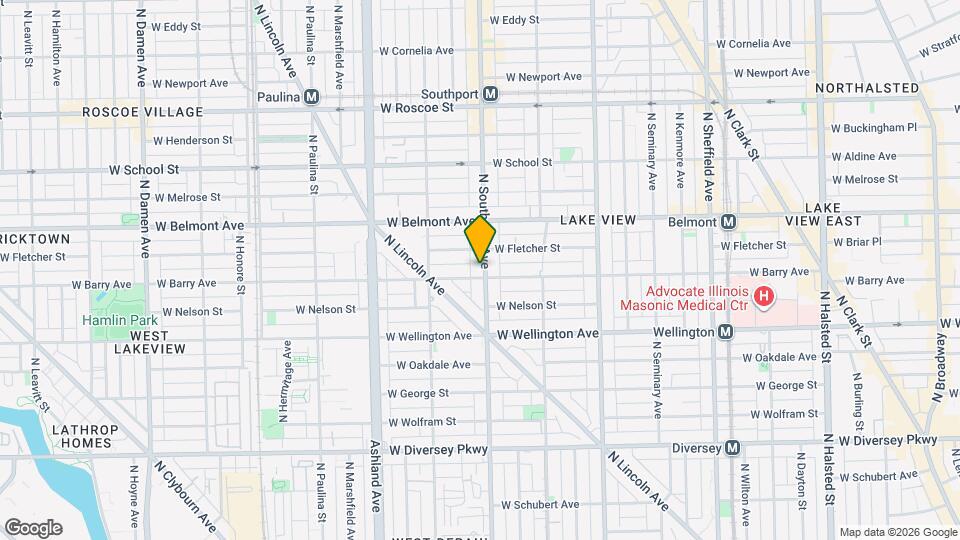 3104 N Southport Ave Map and Location Details
