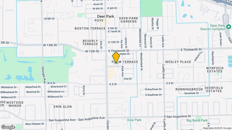 1506 Byron Ave Map and Location Details
