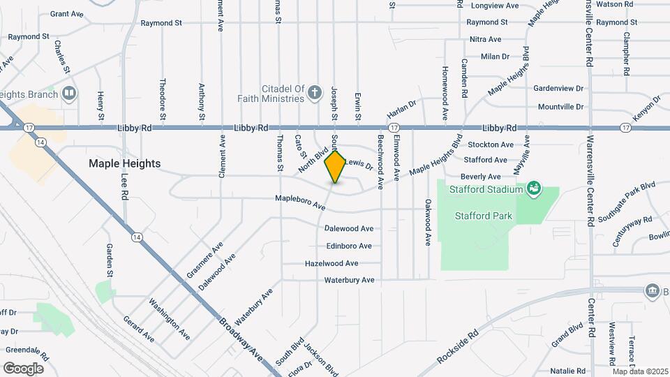 18201 Maple Heights Blvd Map and Location Details