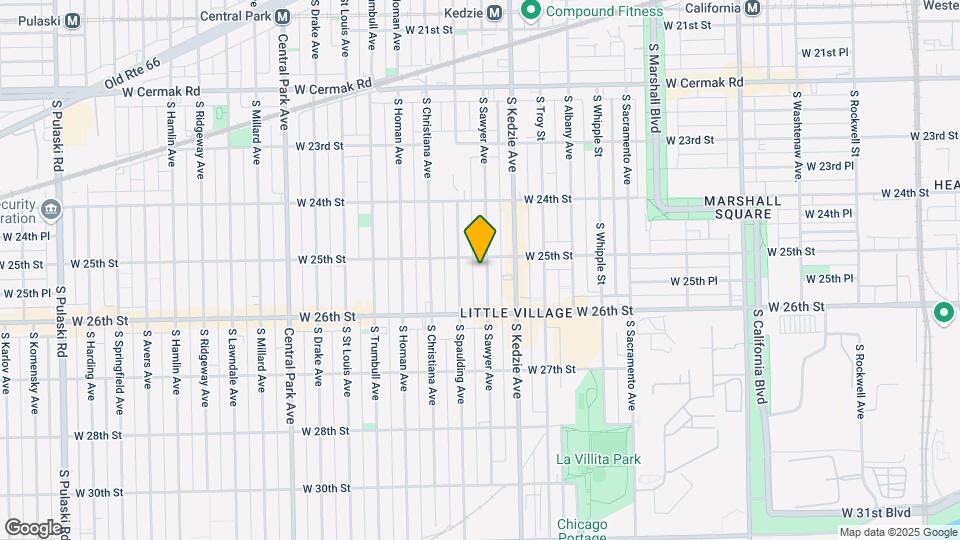 2510 S Sawyer Ave-Unit -FL 2 Map and Location Details