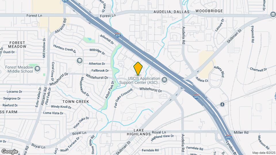 9747 Whitehurst Dr Map and Location Details