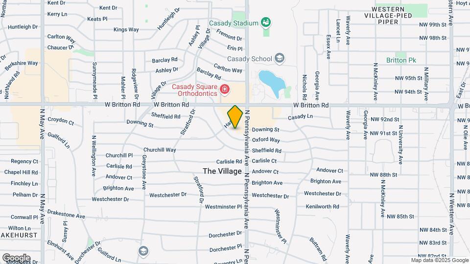 1713 Oxford Way Map and Location Details