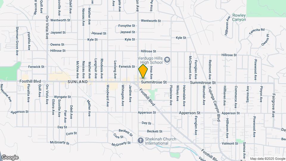 7755 Summitrose St Map and Location Details